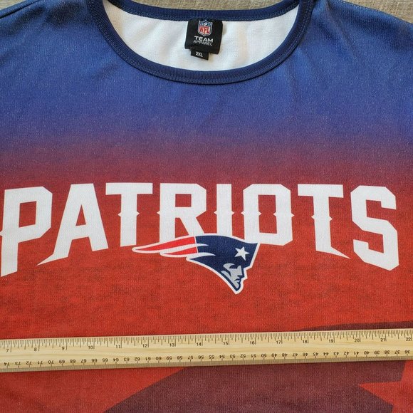 NFL Team Apparel "Patriots" Size 2XL Long Sleeve Shirt - Picture 4 of 7